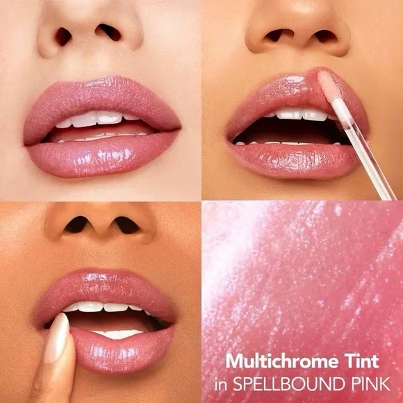 BNIB Buxom Plump Shot Lip Serum Gloss - Spellbound Pink - Picture 2 of 7